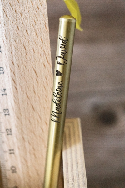 Bleistift Brautpaar -personalisiert-